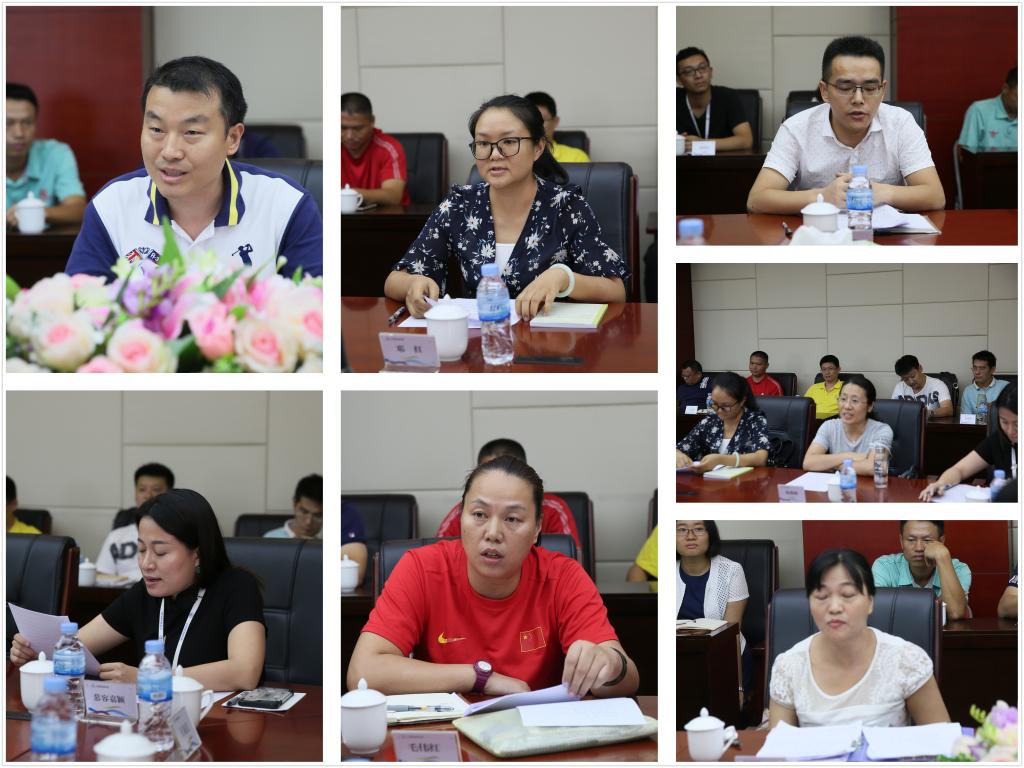 教师教练代表发言